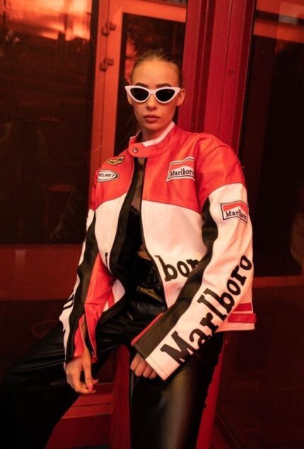 marlboro vintage leather jacket