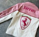 Pink Ferrari Leather Jacket