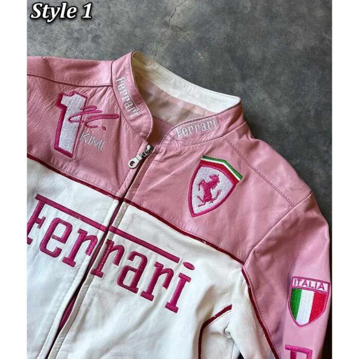 pink ferrari jacket for trycity