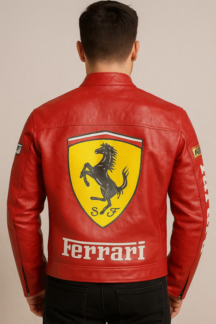 racing team leather jacket