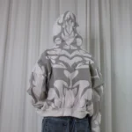 Premium White Tribal Graphic Hoodie for Men & Women