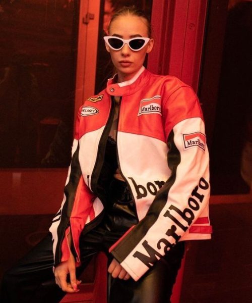 marlboro vintage leather jacket
