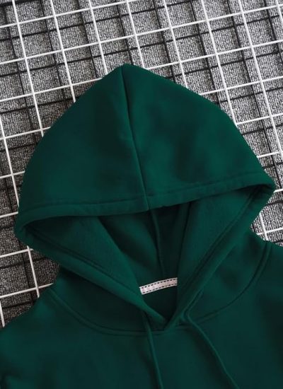 green hoodie