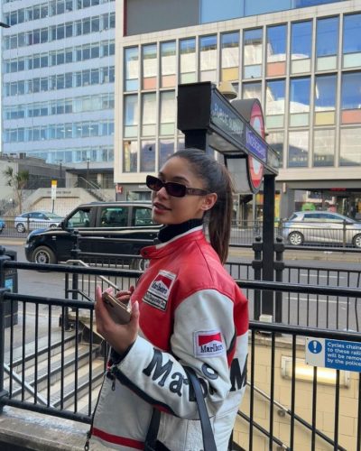 marlboro racing jacket red white black