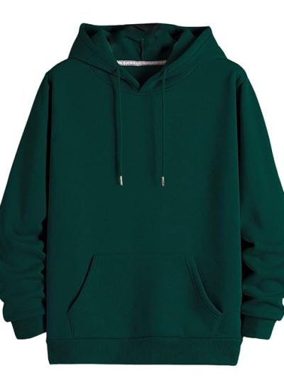 green hoodie