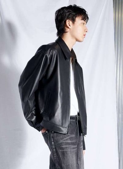 Best premium black leather jacket for men under 2000 sale price 1999