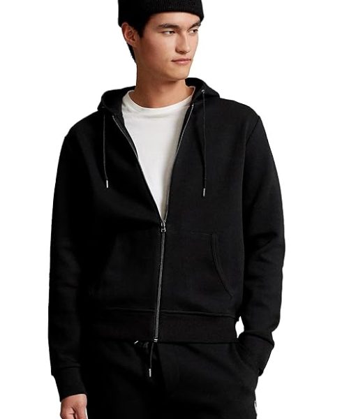 zip black hoodie